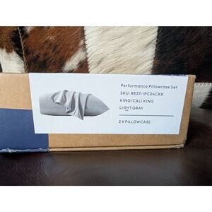 Rest Pillowcases Cali King/King Light Gray rest-ipc04ckk